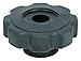 Innovative Components Soft Fluted Knob, 2 1/2 in, Thru, 3/8-16