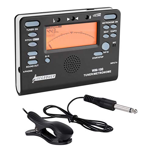 Guitar Tuner Digital Metronome Violin Chromatic Bass Ukulele Saxophone Clarinet
