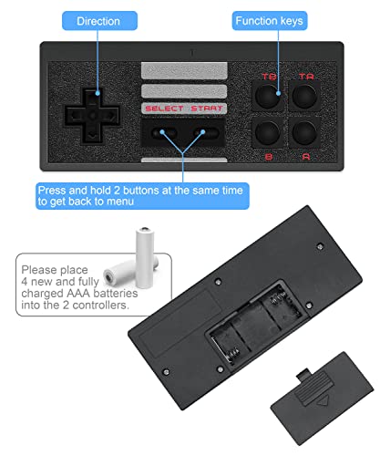 Cicystore Retro Game Console With 1700 Nes Classic Edition Games,4K Hd Video Game Console,Plug And Play Video Games For Tv,Gift For Kid/Adult #TOP4