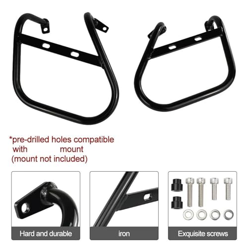 Support de sacoches pour KLX230 évitant le contact roue