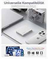 ORICO Magnetische Externe SSD 1TB mit SD/TF-Kartenleser – Ansicht 7