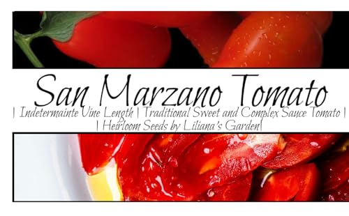 “San Marzano” Indeterminate Old World Tomato Seeds