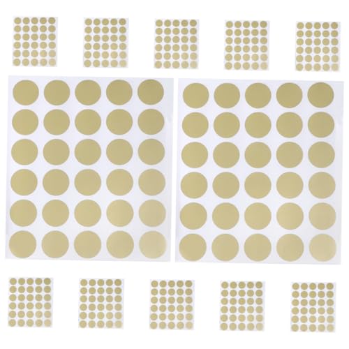 Gadpiparty 360Pcs Self Adhesive Gold Scratch Off Stickers Labels for DIY Raffle Tickets Scratch Card Making Engaging Enjoyable for All Ages Strong Adhesion Easy to Use