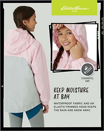 Image of Eddie Bauer Girls' Rain Jacket - Lone Peak Waterproof 3 in 1 Insulated Windbreaker Coat with Removable Fleece Lining (5-20)