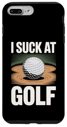 I Suck At Golf Joke ʔSt s Ȓj St X}zP[X iPhone 7 Plus/8 Plus p