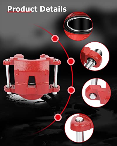 Image of cciyu 18-4072 18-4071 Front Left & Right Brake Calipers Without Bracket For Avanti,For Buick,For Chevy,For GMC,For Isuzu,For Oldsmobile,For Pontiac