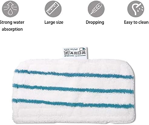 3 Pack Steam Mop Pads for Black and Decker Steam Mop FSM1610 FSM1630 Washable and Reusable Replacement Mopping Cloth