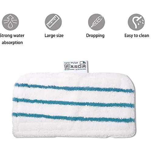 4G-kitty 3 Pack Steam Mop Pads for Black and Decker Steam Mop FSM1610 FSM1630 Washable and Reusable Replacement Mopping Cloth