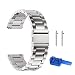 Fintie for Gear S3/Galaxy Watch 46mm Bands, 22mm Solid Stainless Steel Metal Bracelet Strap Replacement Wrist Band for Samsung Gear S3 Frontier/S3 Classic/Galaxy Watch 46mm Smartwatch, Silver