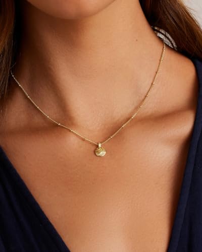 gorjana - Shorebreak Necklace 16 inch - 18k Gold Plated Brass - Ocean-Inspired Design- Versatile Layering Piece - Perfect for Daily style3