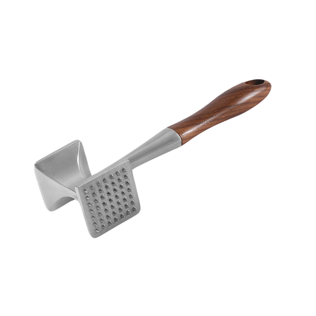 OUNONA Meat Tenderizer Mallet Tool Dual Sided Heavy Duty Kitchen Hammer for Tenderizing Steak Chicken and Vegetables Surface for Efficient Meat Preparation