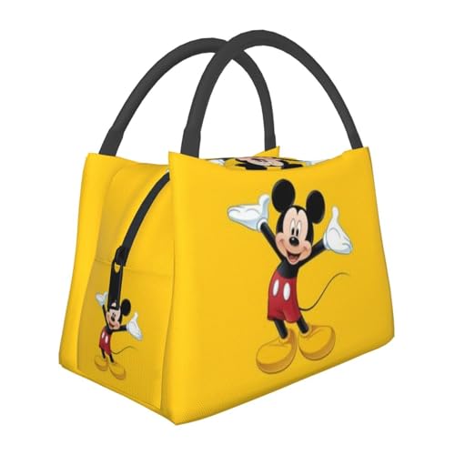 ランチバッグ ミッキーマウス かわいい アニメ 保冷バッグ 弁当袋 大容量 軽量 保温 トート型 クーラーバッグ 通勤 通校 旅行 おしゃれ 人気 漫画