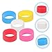 balacoo 5PCS Tennis Racket Grip Bands Silicone Handle Wrap Absorbent Sweat Overgrip for Tennis Squash and Pickleball Random Color