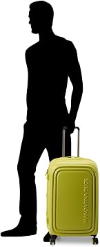 Mandarina Duck Logoduck + Trolley Medium Exp Mapo Green M Tsa Lock Integrated Polycarbonate