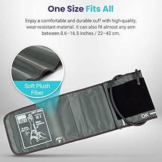 Etekcity Bluetooth Blood Pressure Monitor, FSA-HSA Eligible, Smart Upper Arm Automatic BP Machine with App, Wide Cuff 8.6"-16.5", Irregular Heartbeat Detection,Home Medical Diagnostic Kit Wearables