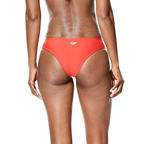 Speedo Women's Standard Swimsuit Bottom Bikini Endurance Cheeky Hipster, Bittersweet, Medium #TOP2