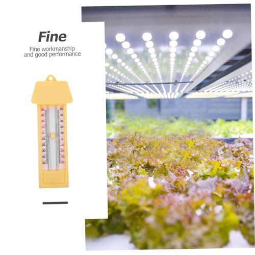 LABRIMP Planta De Flor Termômetro Máximo Mínimo Fazenda Monitor De Temperatura Com Efeito De Estufa