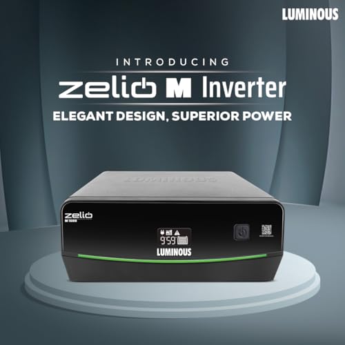 Image of Luminous Zelio M 1600 Sine Wave Inverter Ideal for Home,Office & Shops | 1400VA Inverter | Reliable Power Backup | High Performance| Easy Installation | 36 Months Warranty