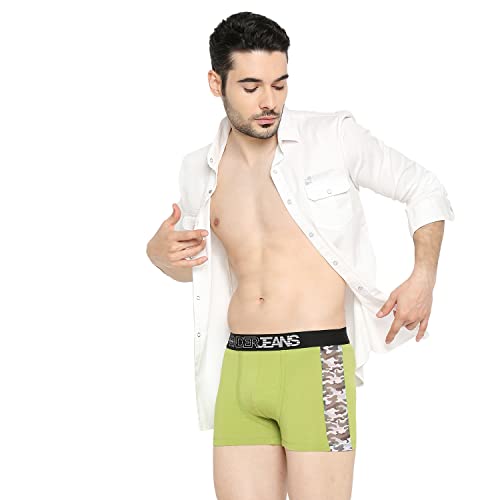 Image of Underjeans Men's Cotton Blend Regular Fit Trunk