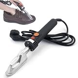 Elektrisches Leder-Bügeleisen, Mini-Bügeleisen mit Temperaturregler von 50–350 °C, zum Entfernen von Lederkleidung, Taschen, Schuhen und Lederfalten
