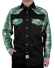 Black/Plaid Green