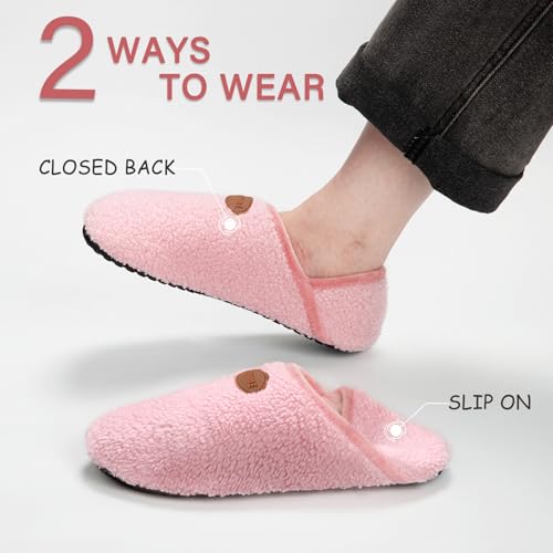 Image of ATHMILE House Slippers for Women Men Indoor Barefoot House Shoes Soft Socks | Furry Slip on Cozy Comfy Flexible Machine Washable Home Bedroom Travel Hospital Yoga Gifts for Mom Grandma