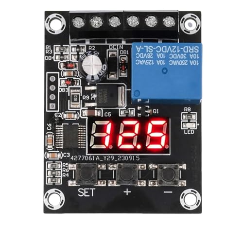 Module de détection de courant DC 12V avec relais et affichage