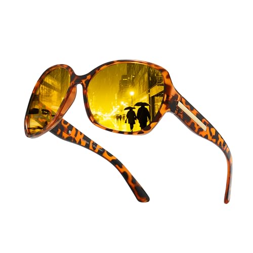 Chicid Night Vision Polarized Driving Glasses for Women