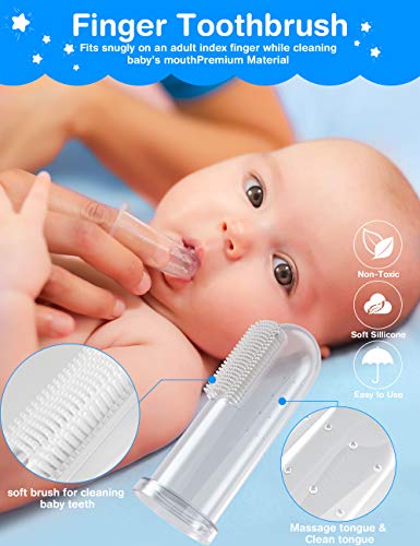 Ottolives Baby Healthcare And Grooming Kit, 24 In 1 Baby Electric Nail Trimmer Set Newborn Nursery Health Care Set For Newborn Infant Toddlers Baby Boys Girls Kids Haircut Tools (0-3 Years+) (Blue) #TOP3