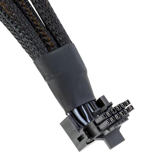Cable GPU de 16 pines PCIe 5.0 adaptador de 90 grados en ángulo recto tipo B de 16AWG 2