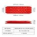 X-BULL New Recovery Traction Tracks Sand Mud Snow Track Tire Ladder 4WD (Red,3gen)