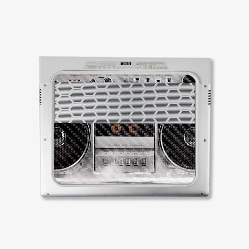 Image of MightySkins Carbon Fiber Skin Compatible with Alienware X14 R2 (2023) Full Wrap Kit - Booming Box | Protective, Durable Textured Carbon Fiber Finish | Easy to Apply & Change Styles | Made in The USA