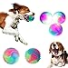 犬おもちゃ 光るボール 犬用ボール 噛むおもちゃ 光るペットチューボール 高弾力性 耐久性 柔らかい 歯のクリーニング 運動不足 ストレス解消 訓練用 インタラクティブペットの猫犬 知育玩具 大中小型犬に適用
