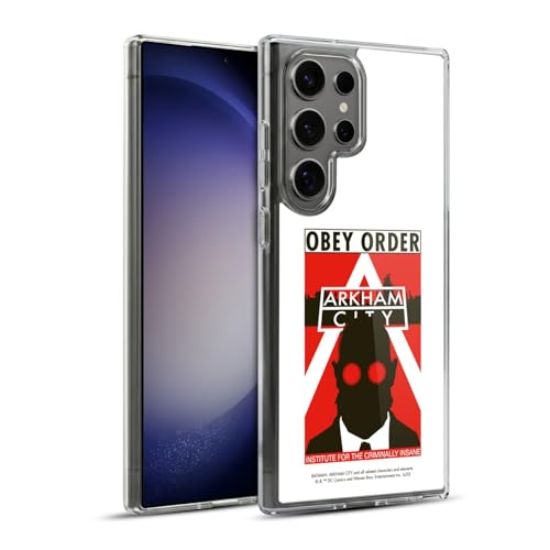 Funda de gel Batman Arkham City para Samsung S23 Ultra con diseño de Hugo Strange