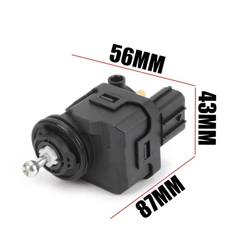 Motor de ajuste de faros premium 33130-SJK-J01 con conector estanco de 3 pines 4