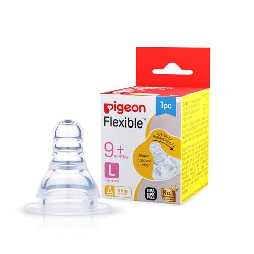 Image of Pigeon Peristaltic Nipple L 1 pc | Large Flow Nipple