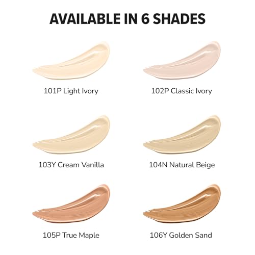 Image of Mila Beaute Built to Cover Liquid Concealer for Women With Spf & Hyaluronic Acid| Full Coverage Matte Finish Concealer for Dark Circles | Easily Blendable & Waterproof Formula| Suitable for Indian Skin Tones - 102P Classic Ivory
