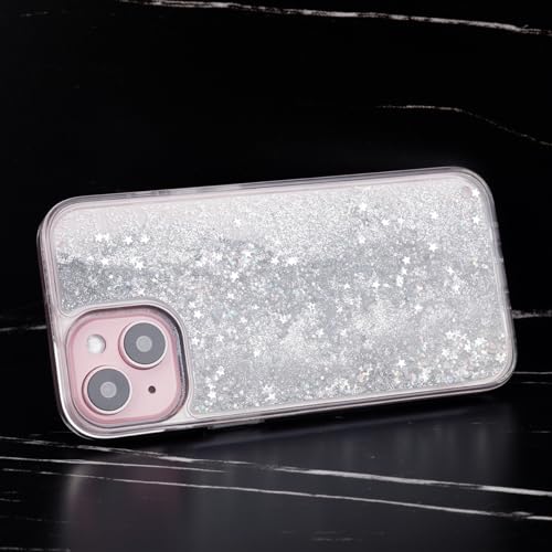 Coque iPhone 15 Plus rigide transparente sable mouvant - 7