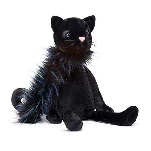 Image of Jellycat Glamorama Black Cat Stuffed Animal, 17 inches - Cats & Kittens Plush Toy - Classic Children's Gift