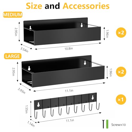 SMRCAD Magnetic Spice Rack for Refrigerator Seasoning Organizer for Spice Fridge Shelf sto - image 2