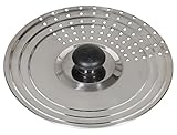 Edelstahl rostfrei Karl Krüger 88408 Universaldeckel Edelstahl passend für die Größen 16-18 und 20 cm