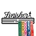 United Medals Finisher Sport Medal Hanger Display | Matte Black Steel Medal Holder | up to 30 Medals