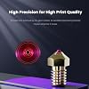 Ruby Nozzle 0.6mm for Bambu Lab P1P / P1S / X1 / X1C 3D Printer Upgrade TZ2.0 Hotend, Hardened & Abrasion Resistant
