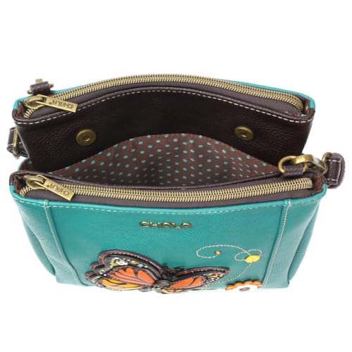 Image of CHALA Merry Messenger RFID Protected Women Faux Leather Shoulder Purse with Adjustable Crossbody Strap | RFID Protected