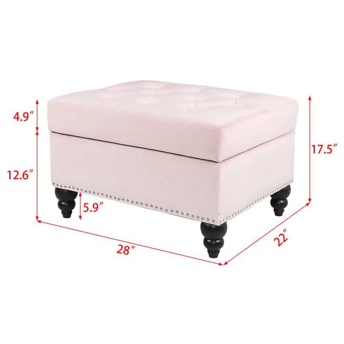 Image of Chesterfield Velvet 3 Seater Round Arm Sofa + Ottoman Modern Sofa for Your Loving Space, Bedroom, Living Room, Offices (Ashrose)