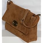 Sac CUIR Femme Bandoulière | Sac CUIR Daim Femme Bandoulière | Sac Cuir Femme Italien | Besace Cuir Daim Femme | Sac à Main CUIR femme ' April '