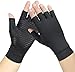 Pressure Gloves Copper Arthritis Gloves Copper Compression Arthritis Gloves Copper Infused Fit Glove for Carpal Tunnel Computer Typing and Everyday Support for Hands and Joints (1 Pair) (S)
