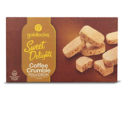 Goldilocks Sweet Delights Coffee Crumble Polvoron 10.60oz (300g)