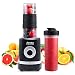 Personal Blender, Portable Smoothies Blender Single Serve Small Mixer Maker for Shakes Frozen Fruit Juice Baby Food with 2 BPA-Free Tritan Bottles, 18oz 350W, by Aeitto