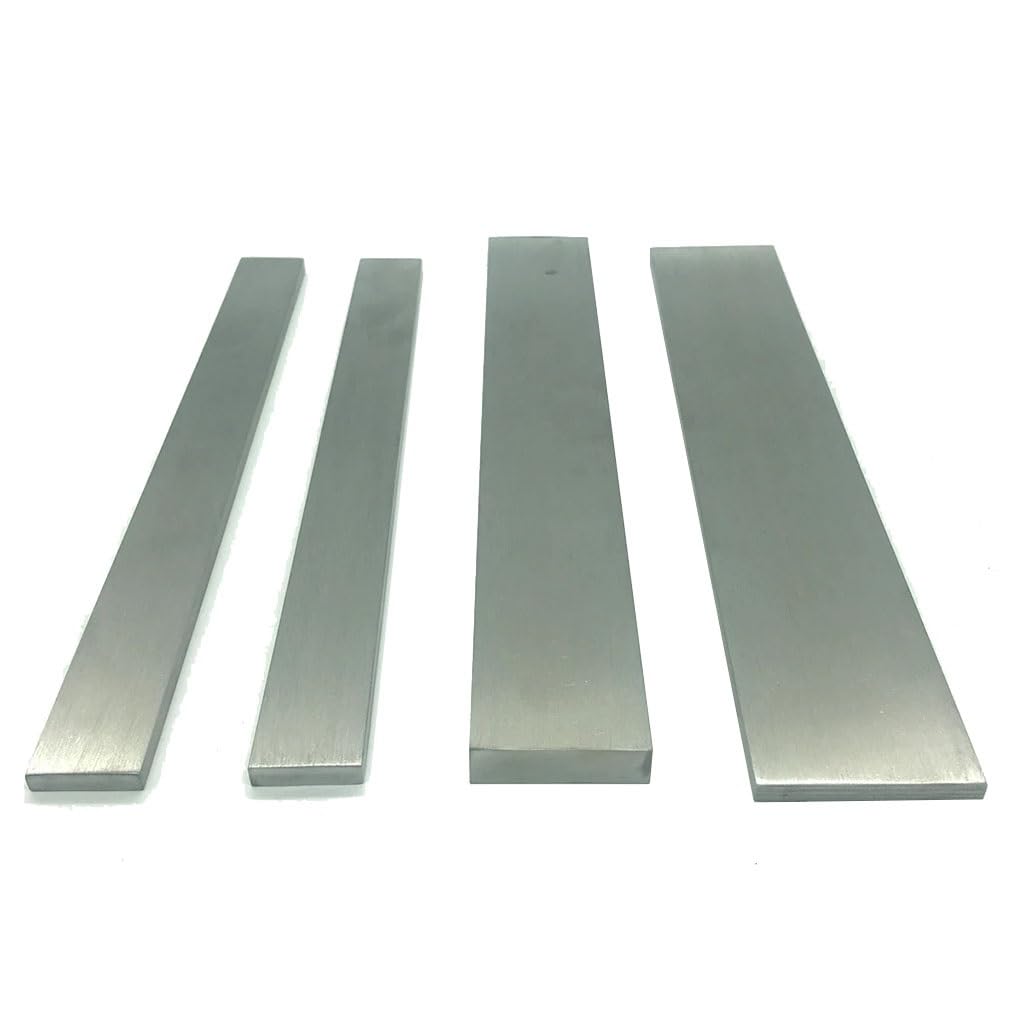 Barre Piatte in Acciaio Inossidabile, Piastra in Acciaio Inossidabile 316, Spessore 5 mm, 1 Pezzo(Length 500mm,5x60mm)